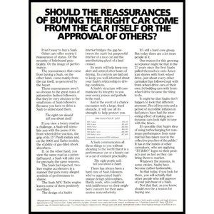 1984 Saab 900 Turbo 2 Page Vintage Print Ad Sheep Herd Country Road Hills Photo